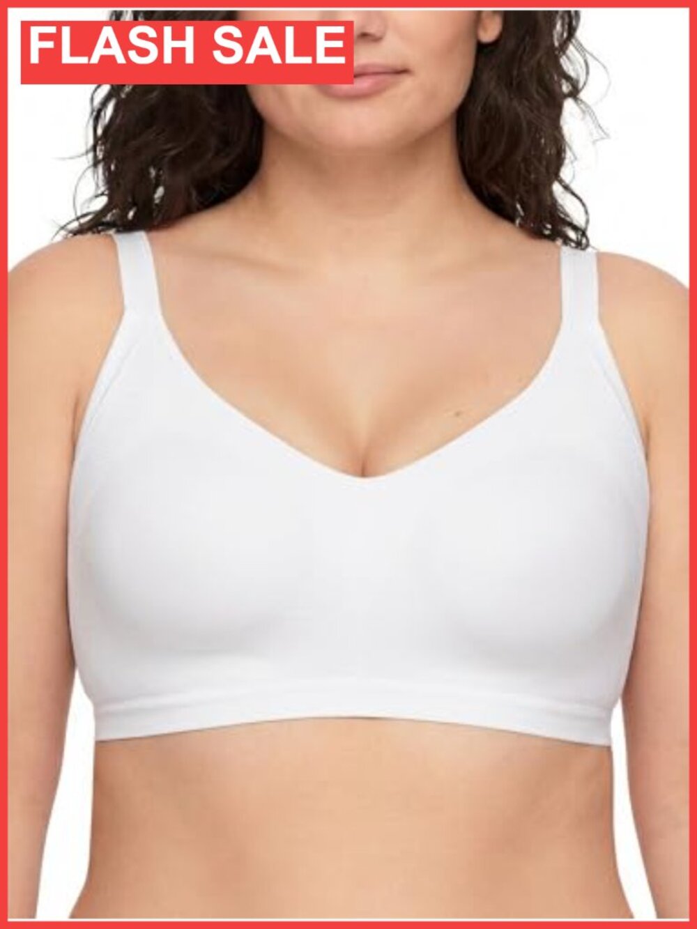 Women's Wireless Lightly Lined Seamless Stretch Comfort Bra